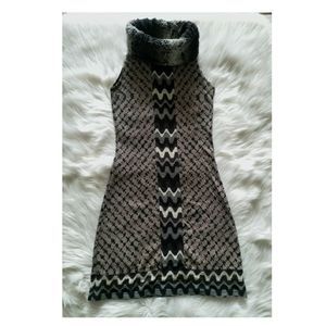 Custo Barcelona Turtleneck Vintage Dress